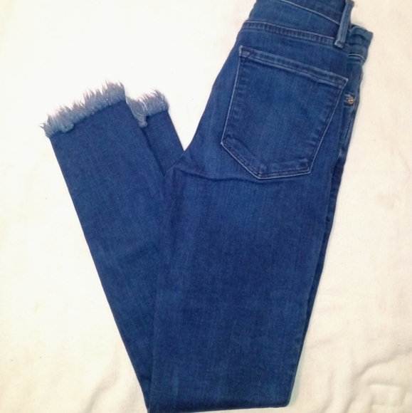 FRAME Denim | Le Skinny de Jeanne Crop Stretch Jeans Womens Size 26 - Picture 2 of 14
